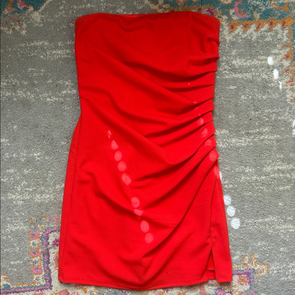 Lucy in the Sky Vibrant Red Dress